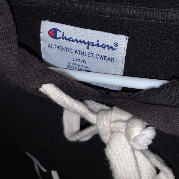 Champion Black Hoodie - Picture 2 of 3